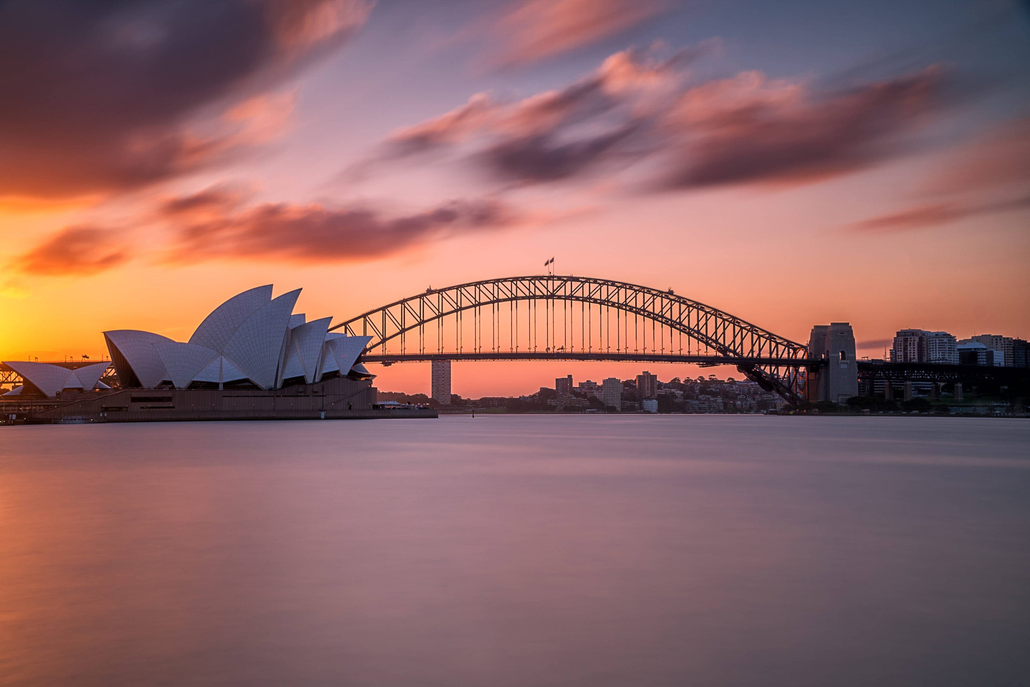 sunset in Sydney