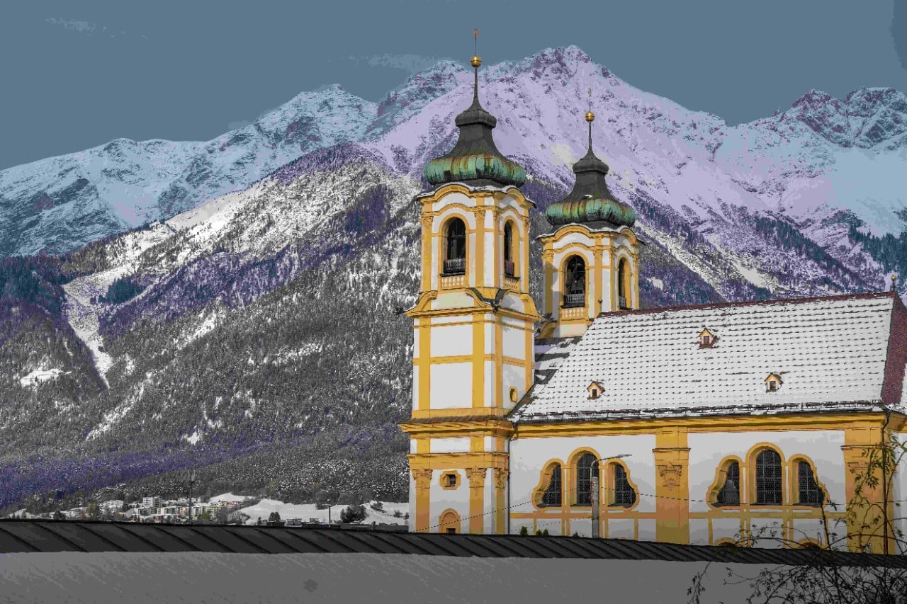 Wilten Abbey Basilica - Innsbruck, Tyrol, Austria